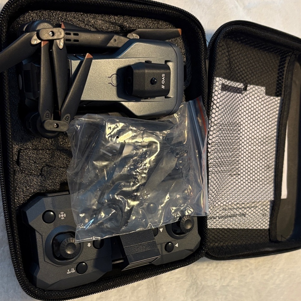 Black Drone with Controller Set